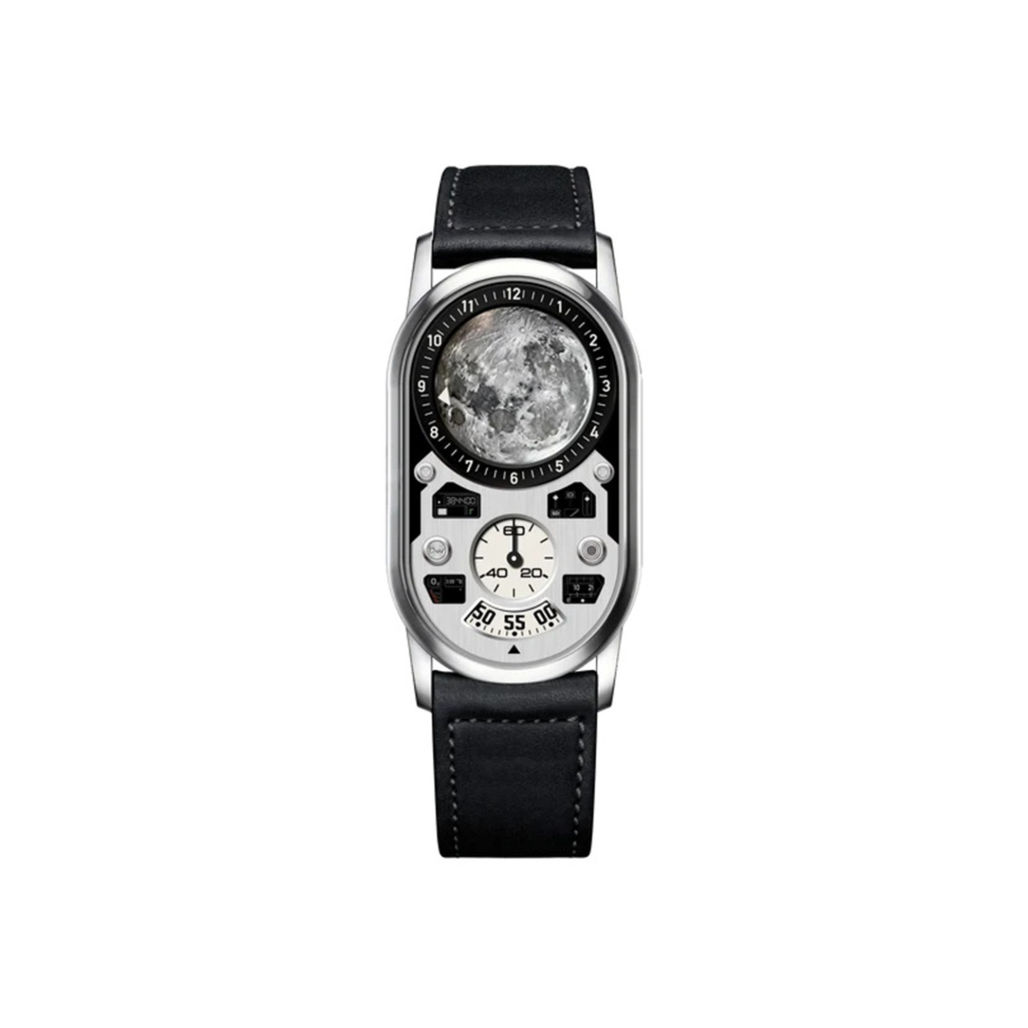 Годинник у космічному стилі BENLYWATCH Planet Dashboard II Moon Edition